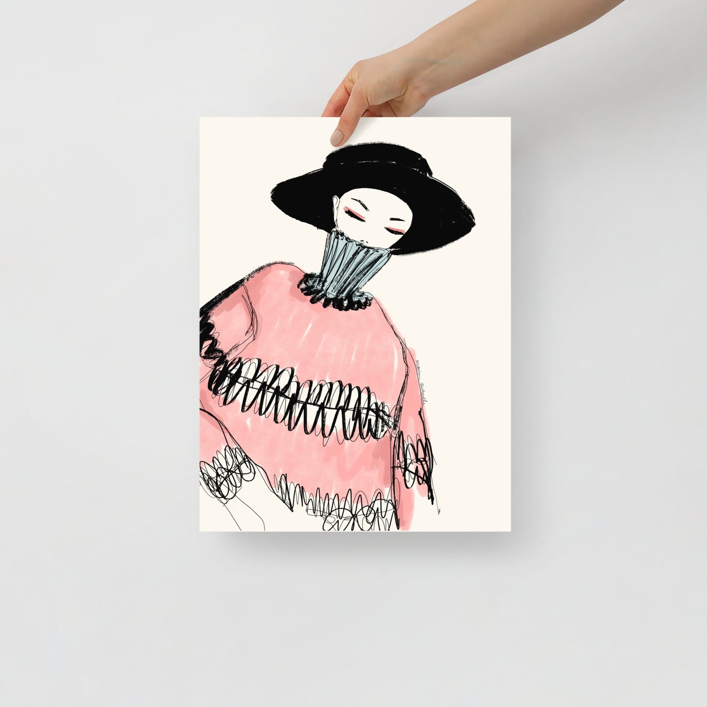 Fashion Art Print ‘Wander’ (cm)