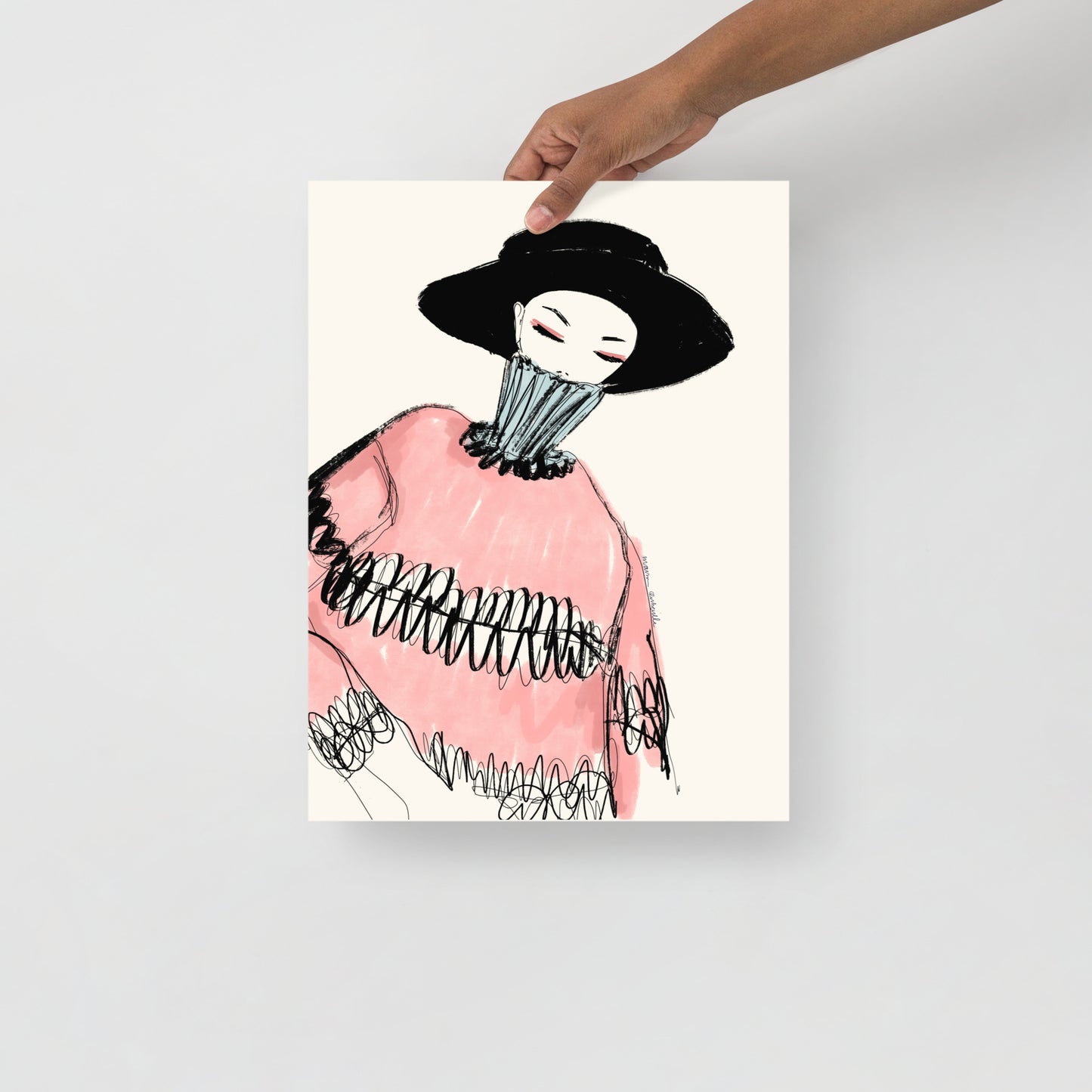 Fashion Art Print ‘Wander’ (Inch)