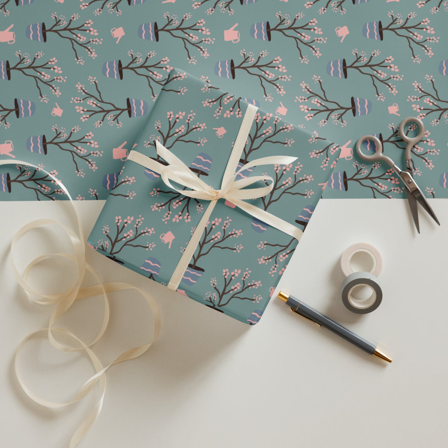 Wrapping paper sheets (Squirrel/Sealife/Gardening)