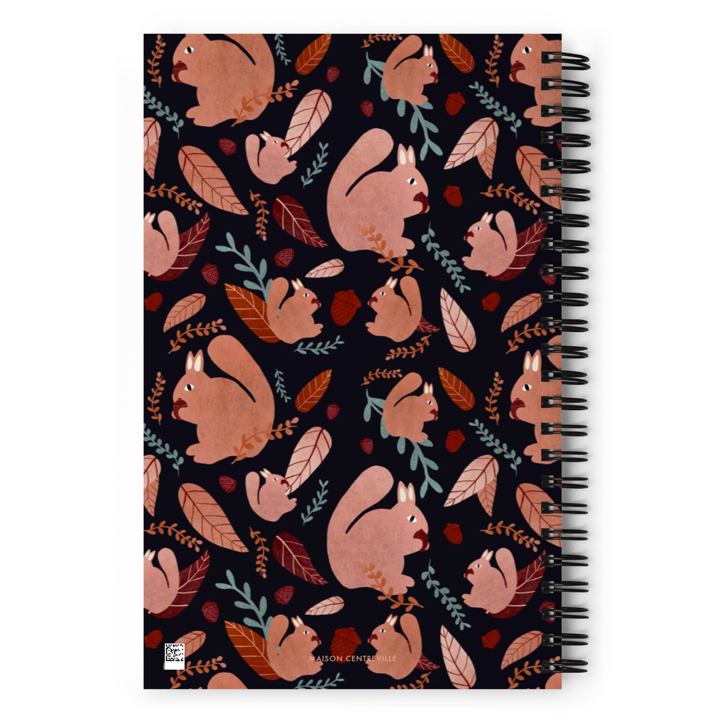 Spiral notebook 'Chicago Squirrels'