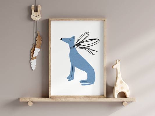 Art Print ‘Gigi the Greyhound’ (cm)