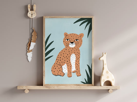 Art Print 'Mini Leopard' (inch)