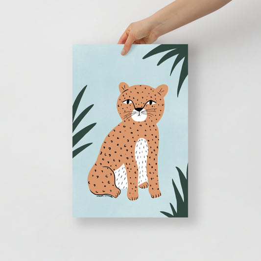 Art Print 'Mini Leopard' (inch)