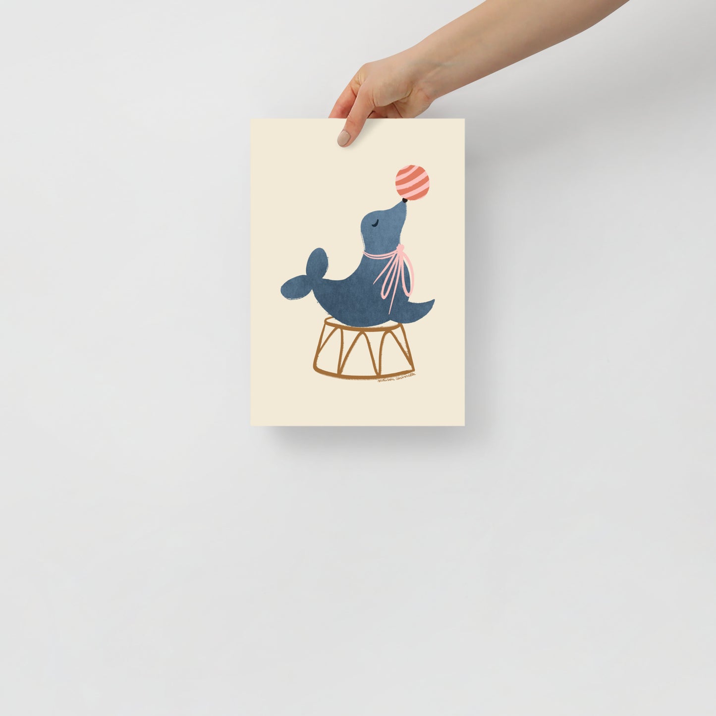 Art print 'Circus Seal' (cm)