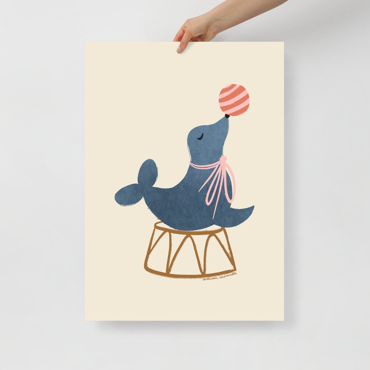 Art print 'Circus Seal' (cm)