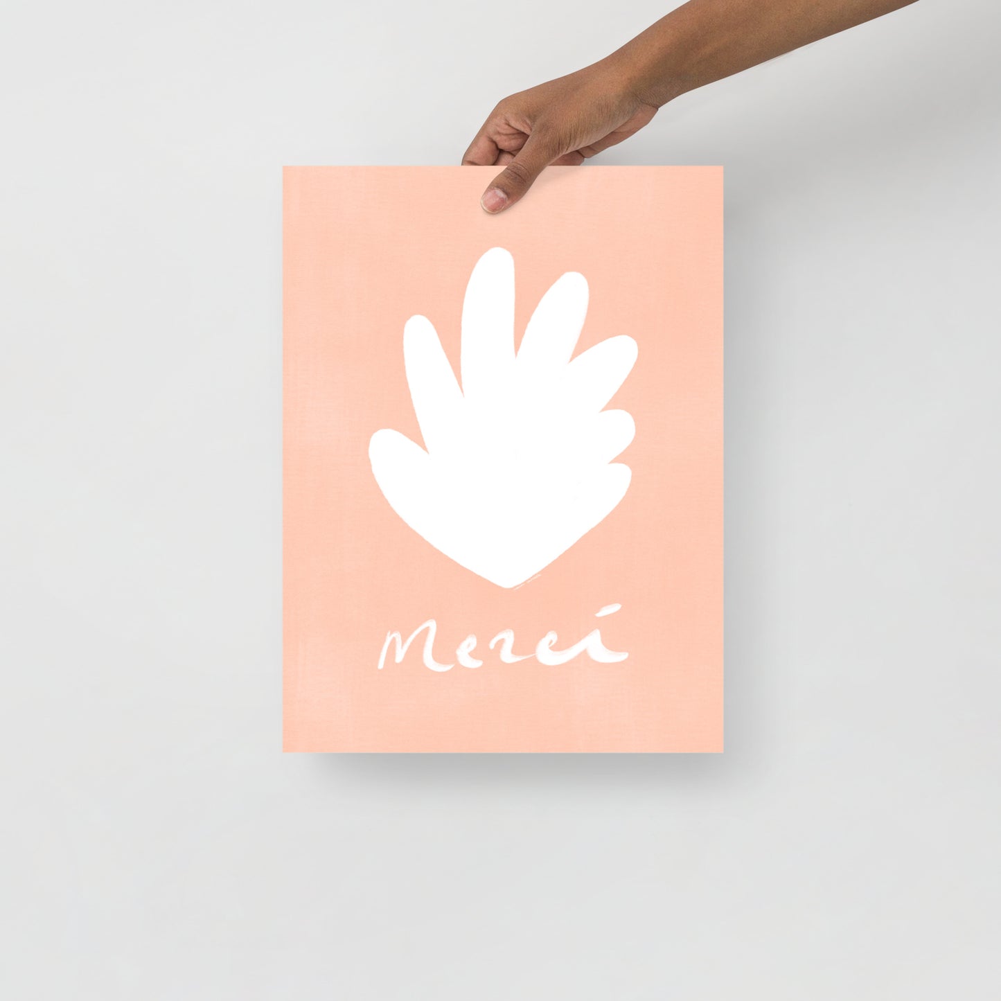 Art Print 'Merci' (Inch)