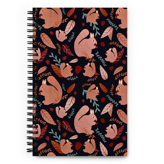 Spiral notebook 'Chicago Squirrels'