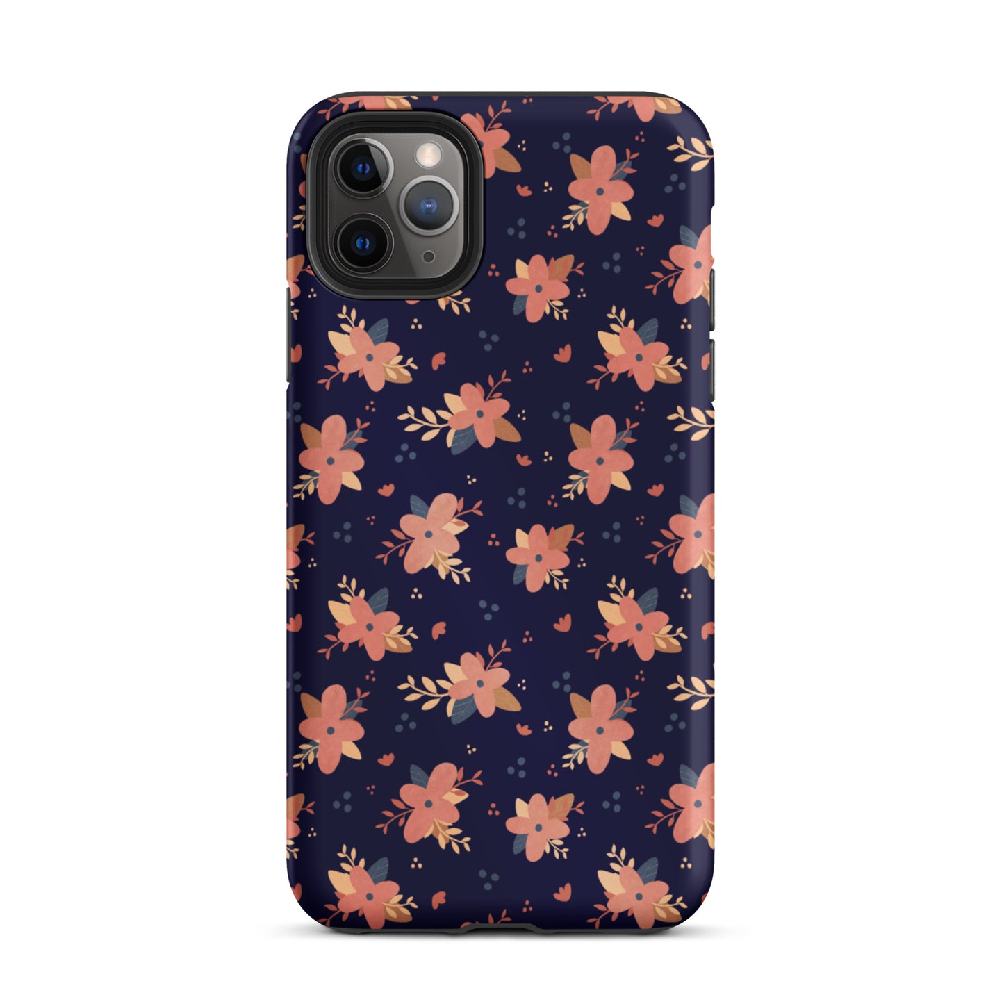 Tough iPhone case 'Orange Flowers'