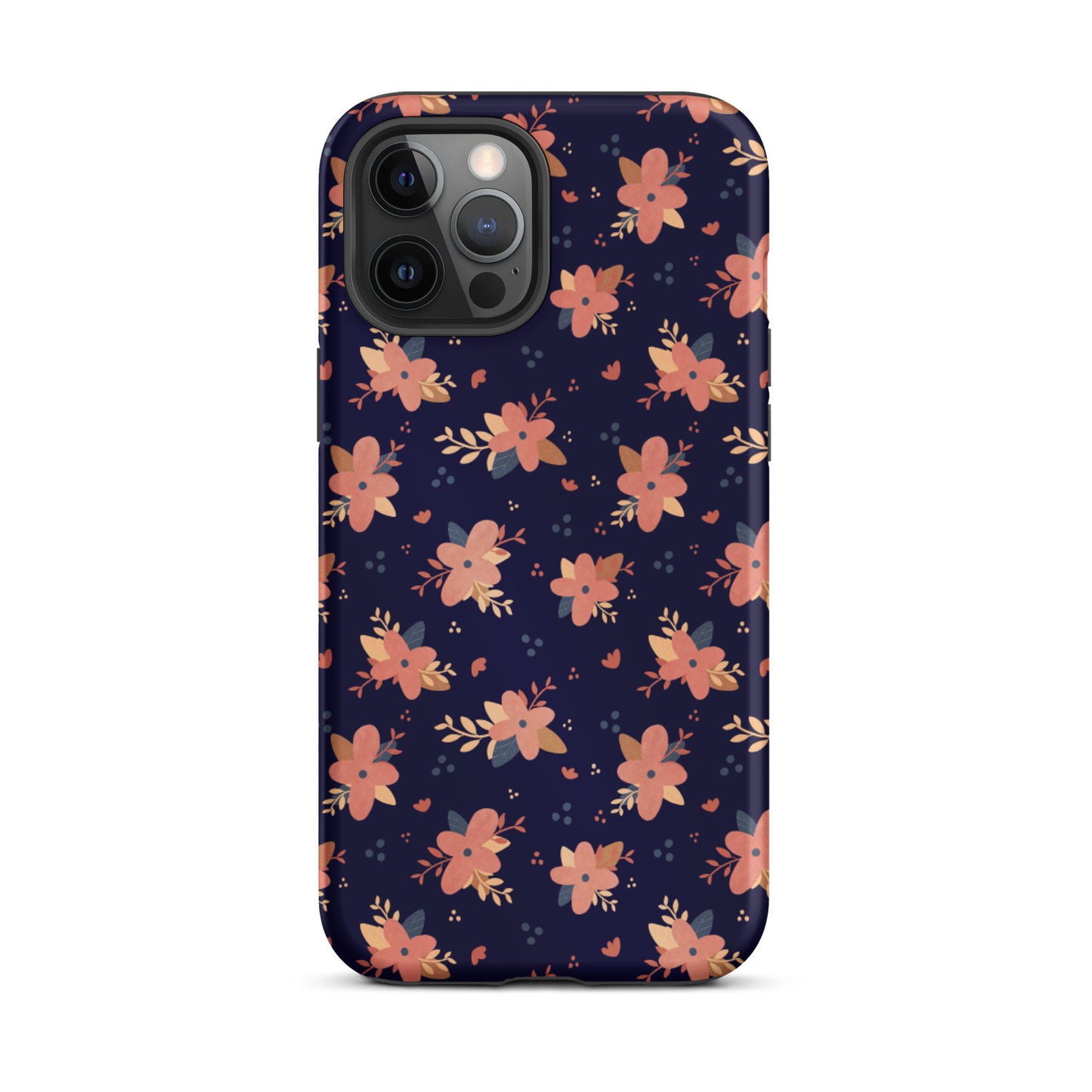 Tough iPhone case 'Orange Flowers'