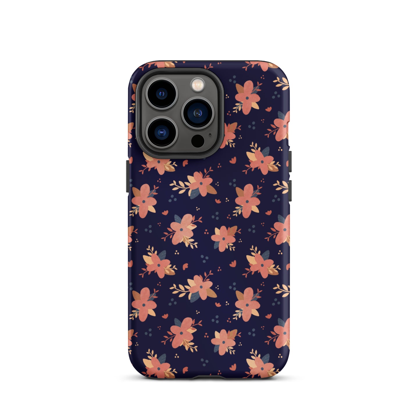 Tough iPhone case 'Orange Flowers'