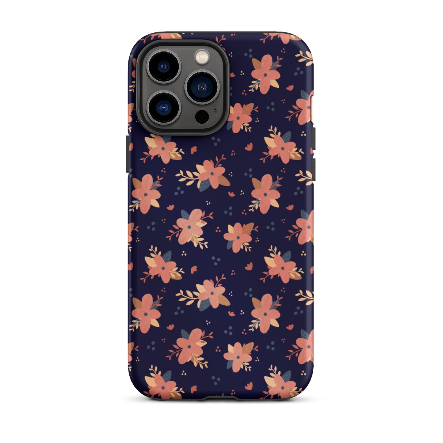 Tough iPhone case 'Orange Flowers'