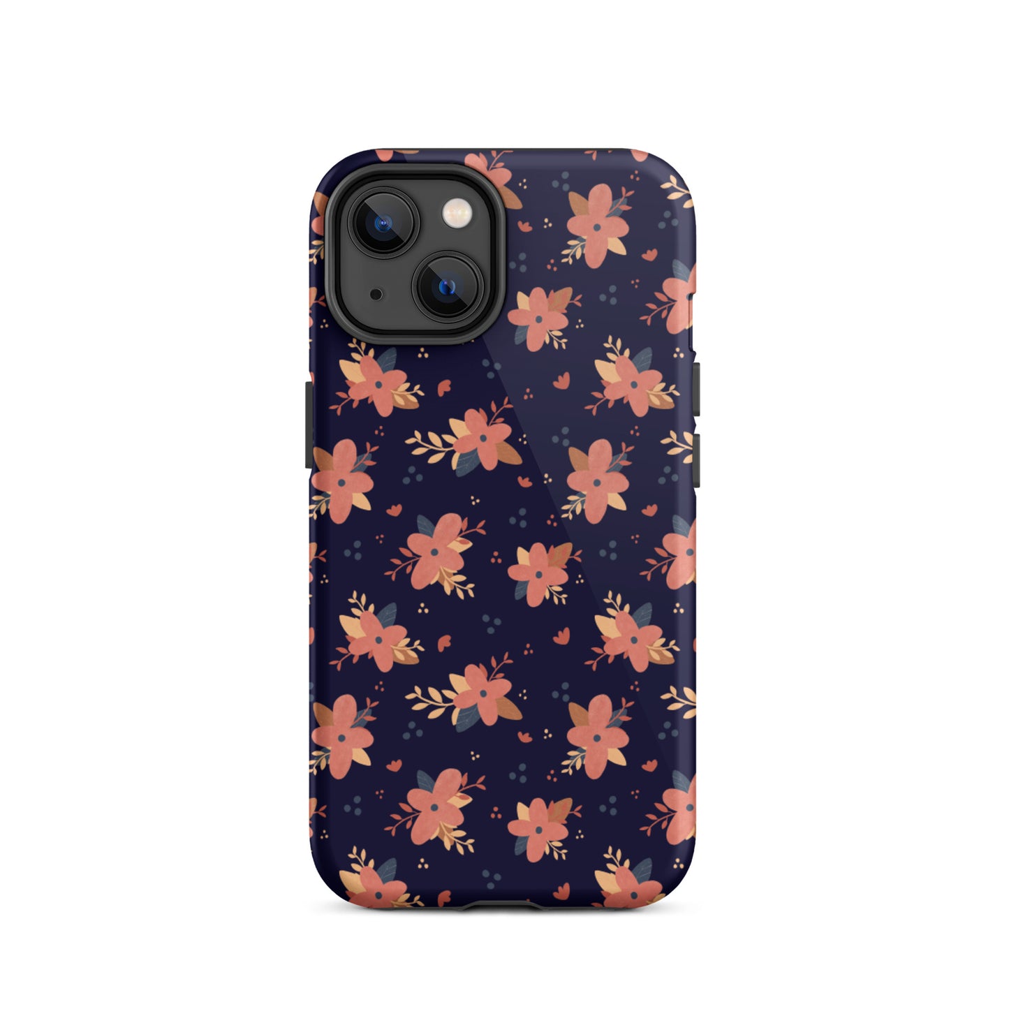 Tough iPhone case 'Orange Flowers'