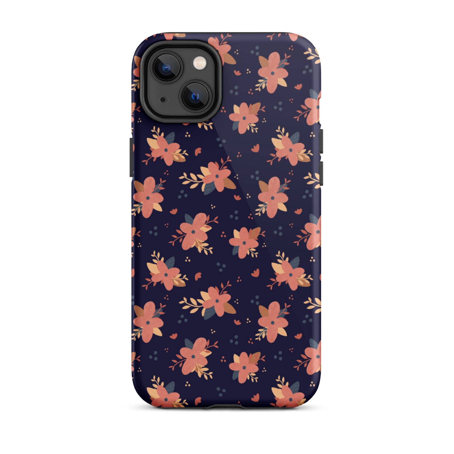 Tough iPhone case 'Orange Flowers'