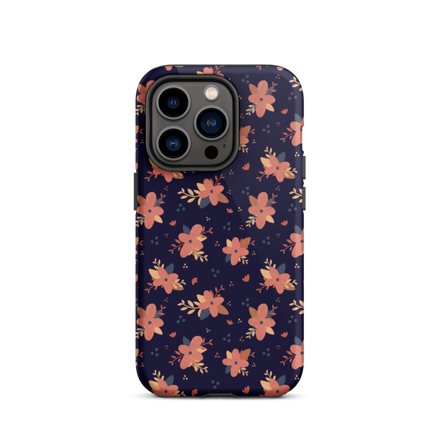 Tough iPhone case 'Orange Flowers'