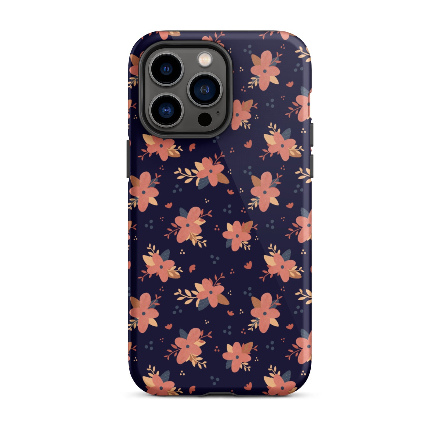 Tough iPhone case 'Orange Flowers'