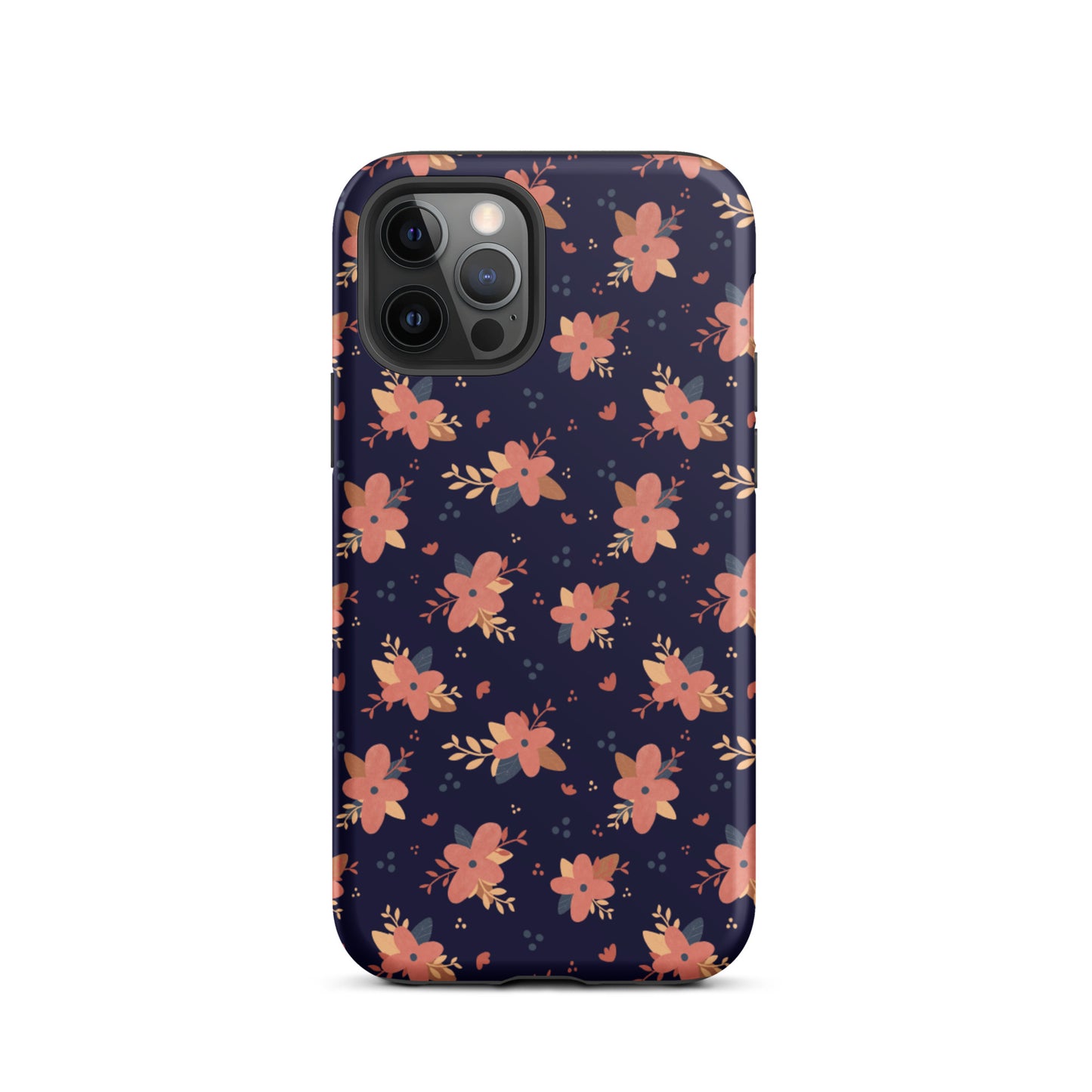 Tough iPhone case 'Orange Flowers'