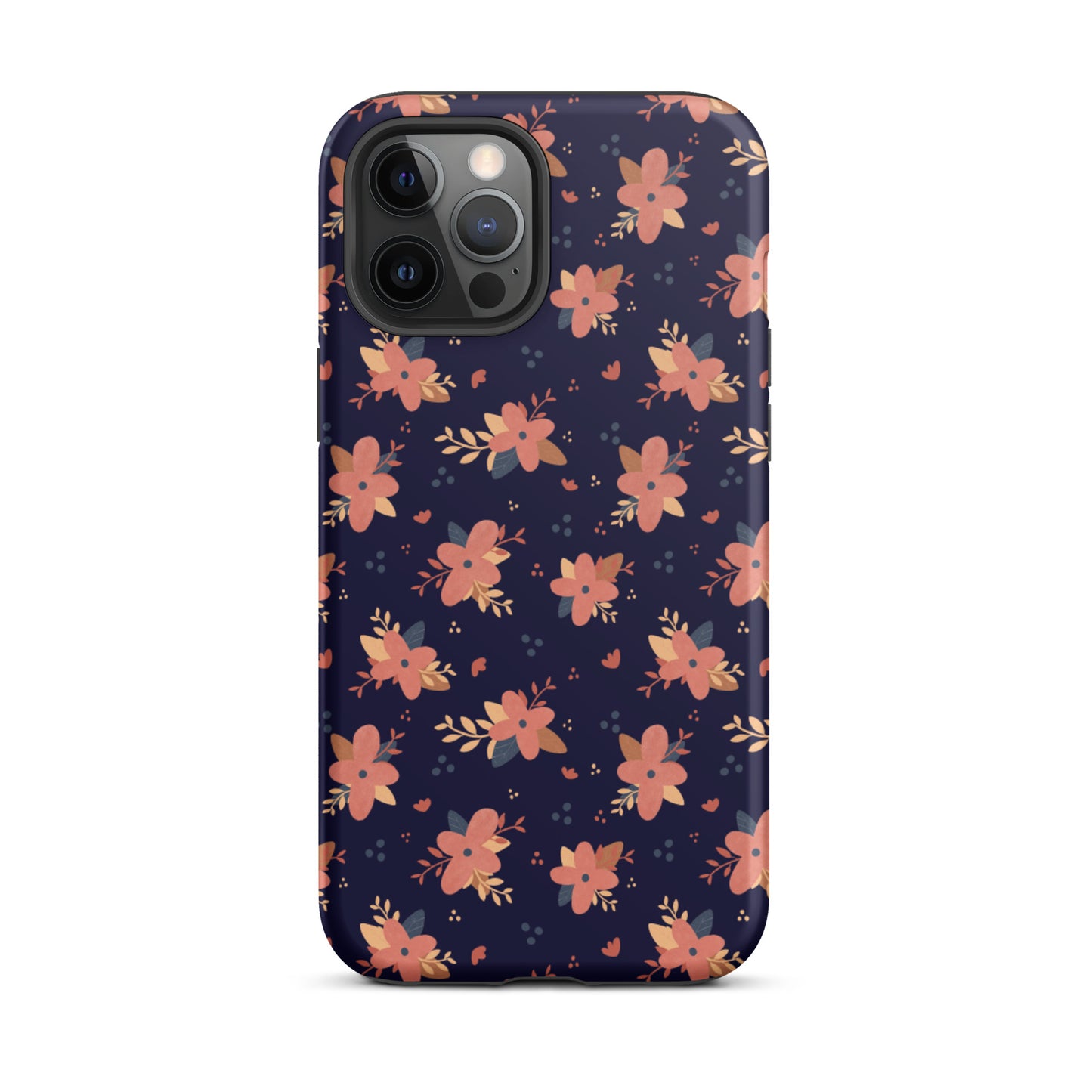 Tough iPhone case 'Orange Flowers'