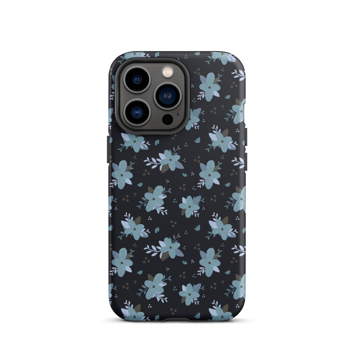 Tough iPhone case 'Blue Flowers'