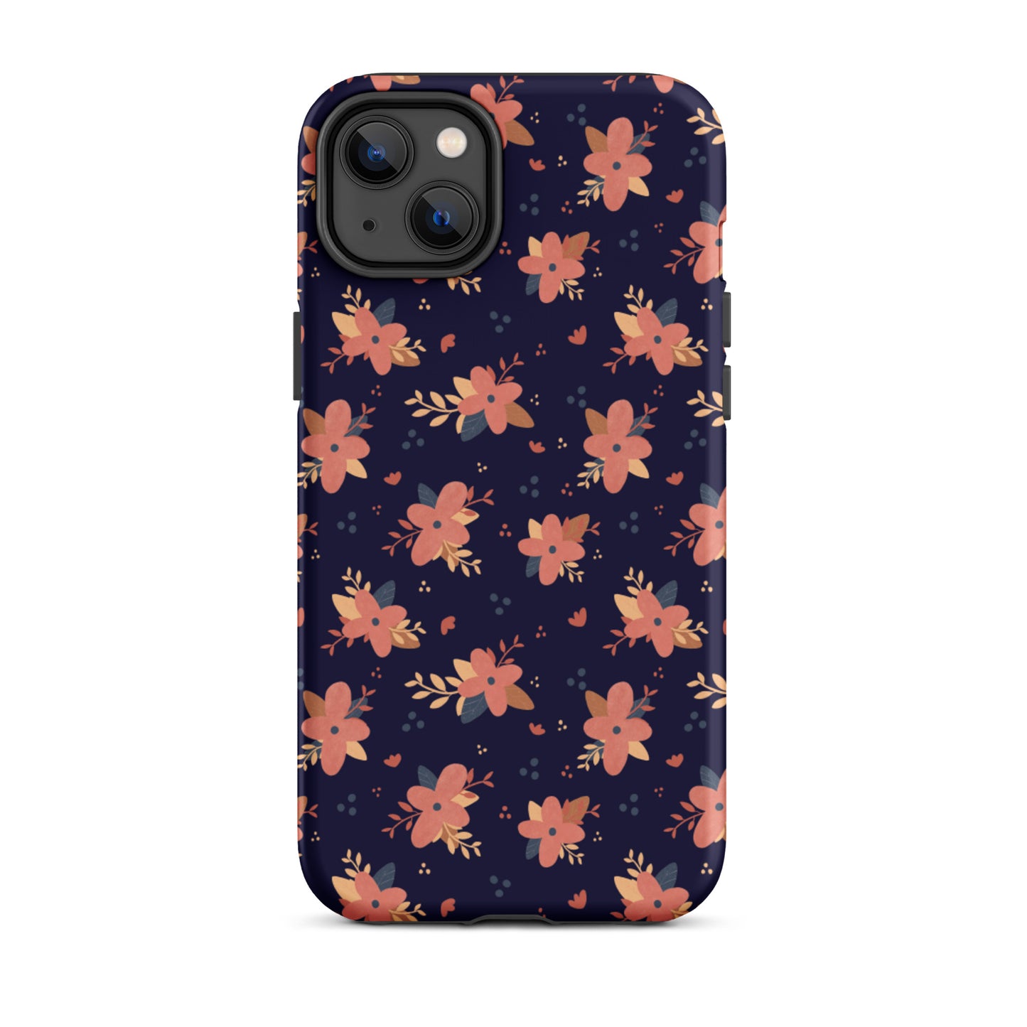 Tough iPhone case 'Orange Flowers'