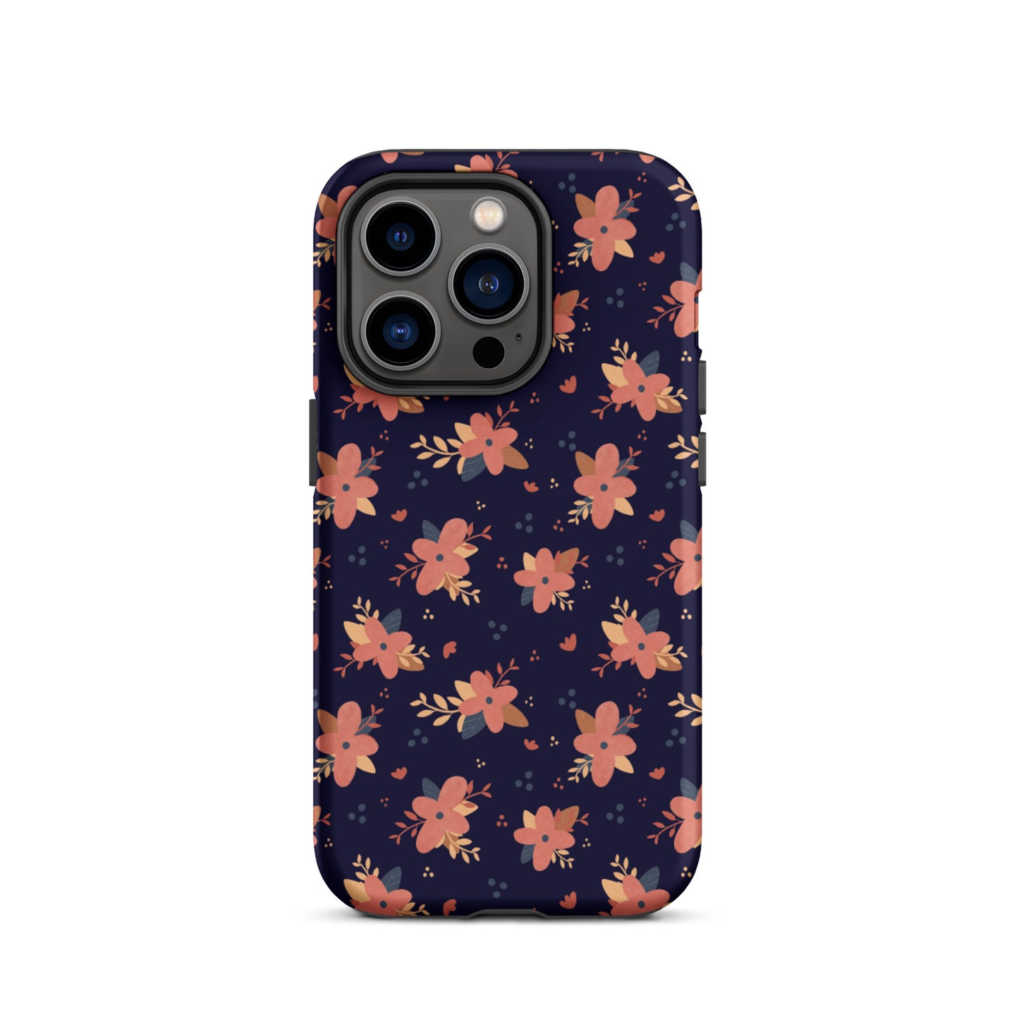 Tough iPhone case 'Orange Flowers'