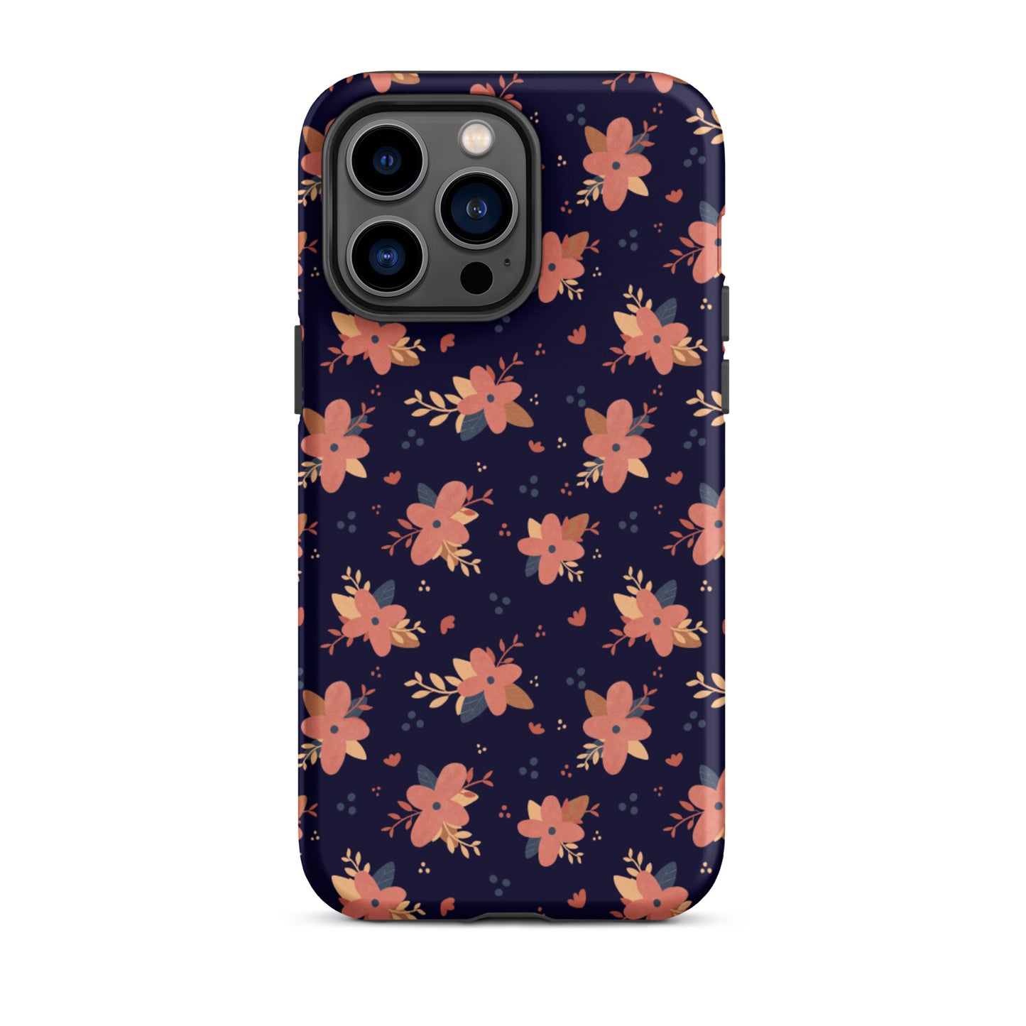 Tough iPhone case 'Orange Flowers'